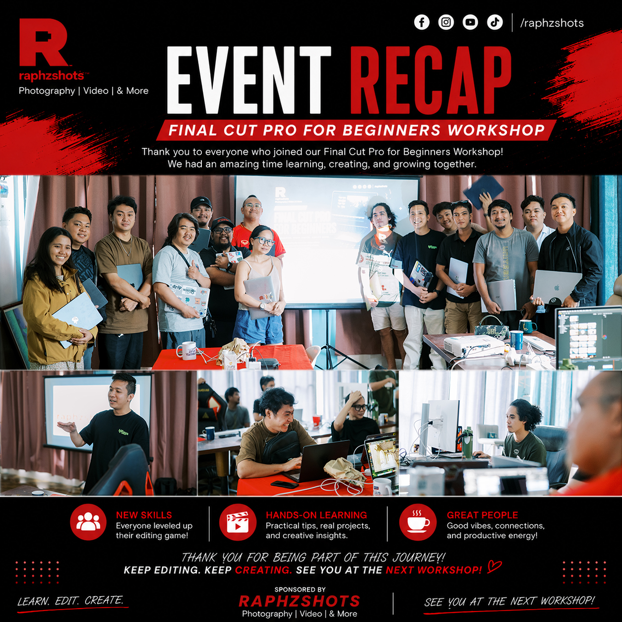 Final Cut Pro workshop recap